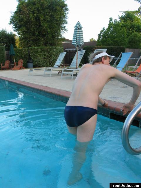 Speedo Solar 1" Swim Brief (rear)
