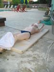 Relaxing after 50 sit-ups (skinny)