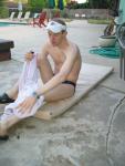 Drying off