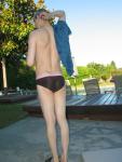 Small butt! - Ami Sanzuri swim suit