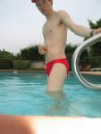 Guy in a red speedo (best!) (pouch)