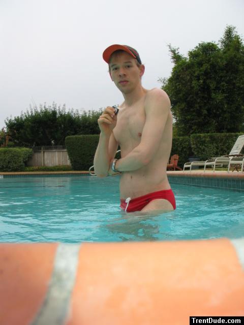 in the water