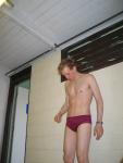 Speedo Aquablade brief - deep maroon