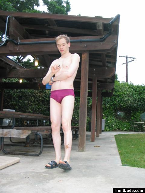 He's wondering where his picnic guests are.