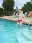 swimmer in a speedo