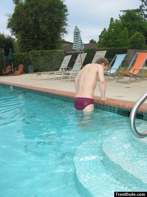 rear side -  Speedo Aquablade swim brief