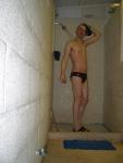 He could stay in the shower all day