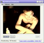 Showing off a foot late at night