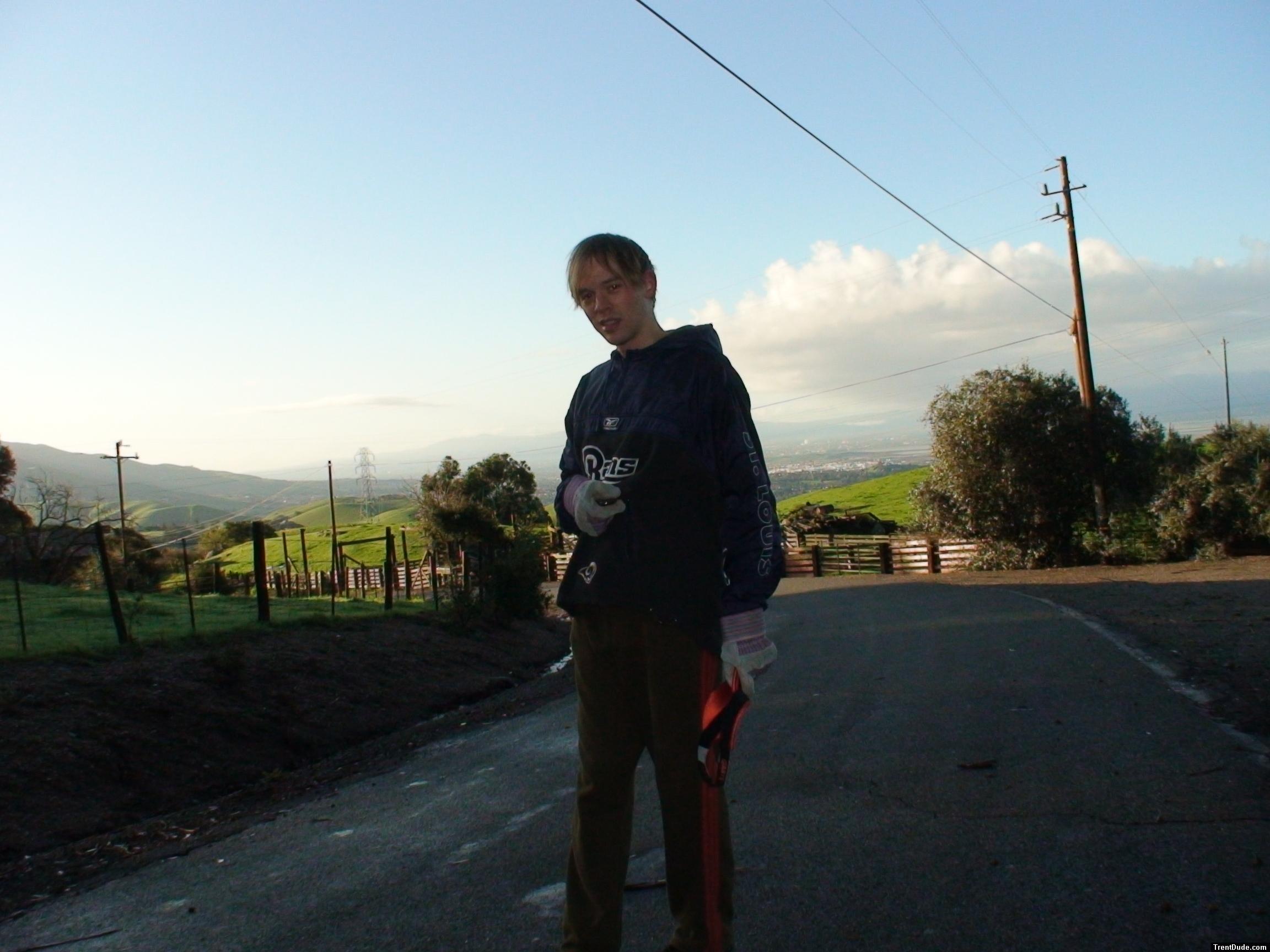 Trying to look cute for the farmer's wife !! +