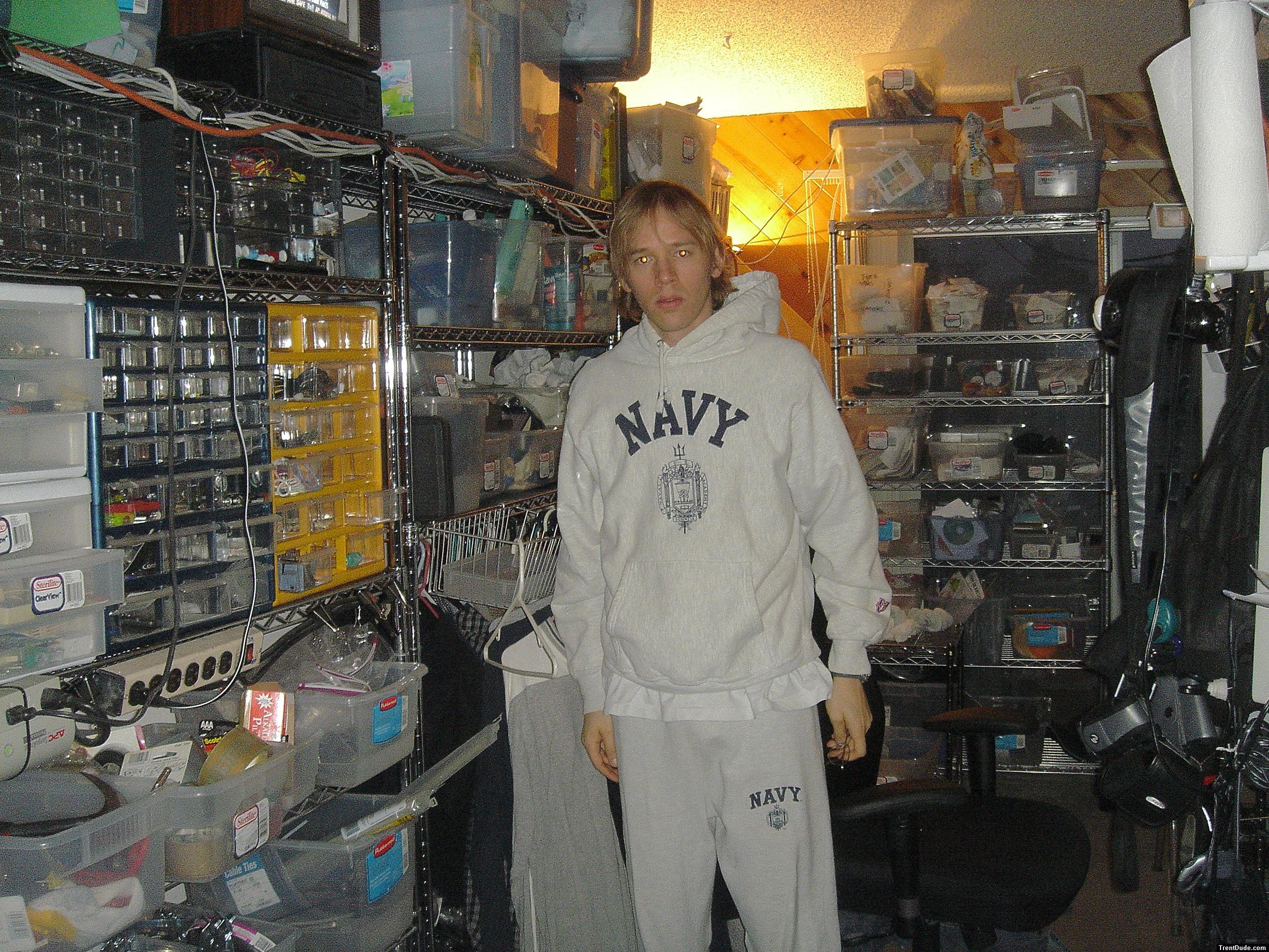 sweat pants and swear shirt