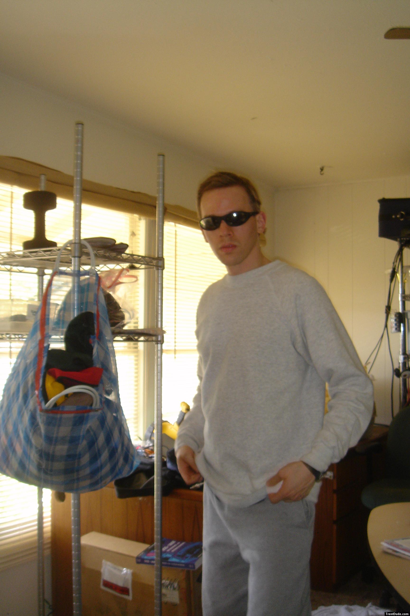 Clothes - grey sweat pants