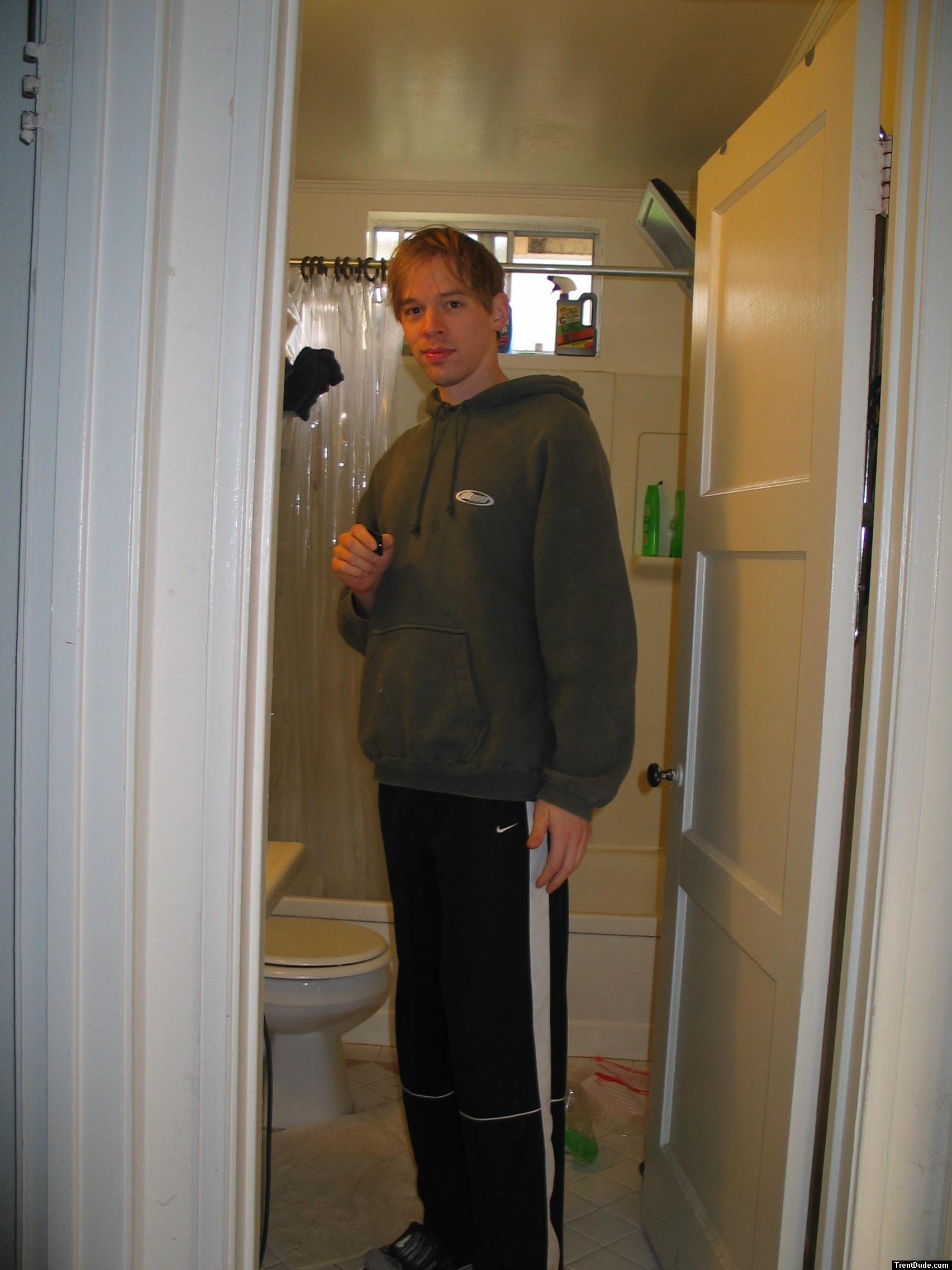 Quiksilver sweat shirt, Nike Track pants