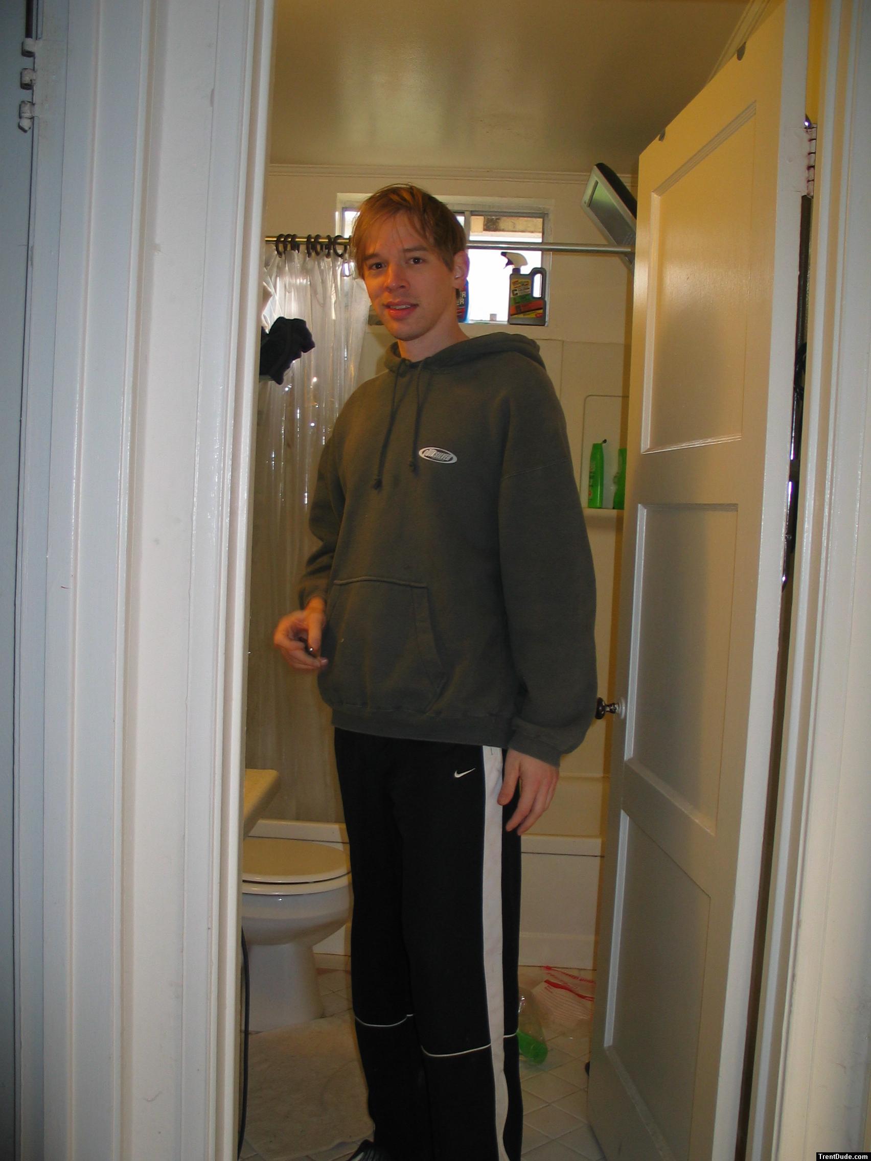 Quiksilver sweat shirt, Nike Track pants