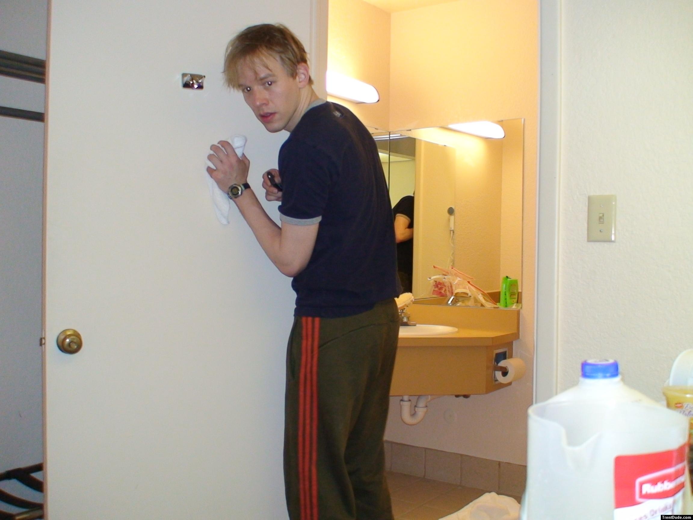 Are you washing the door?