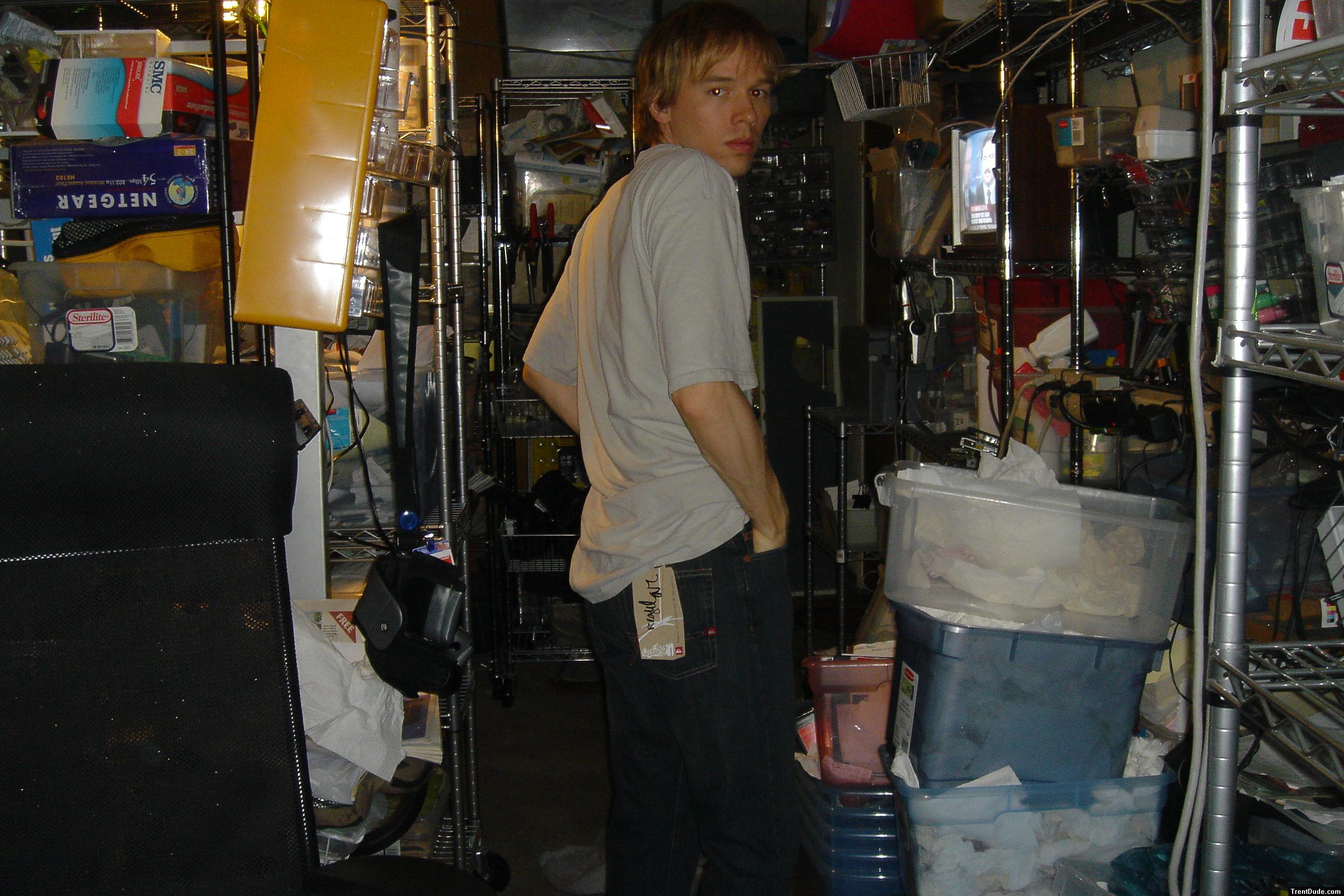 h - blue gray quiksilver pants portrait