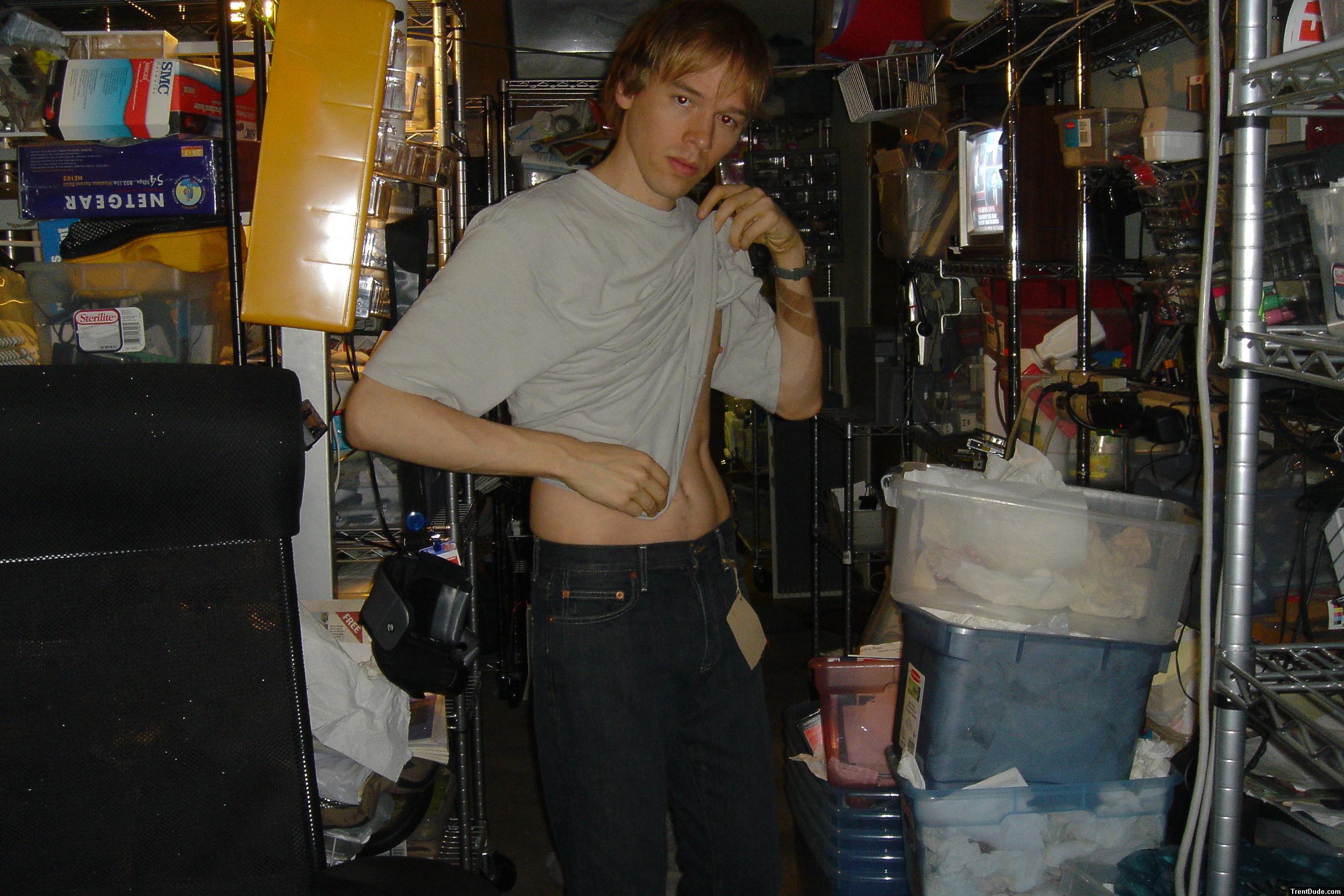 h - blue gray quiksilver pants portrait
