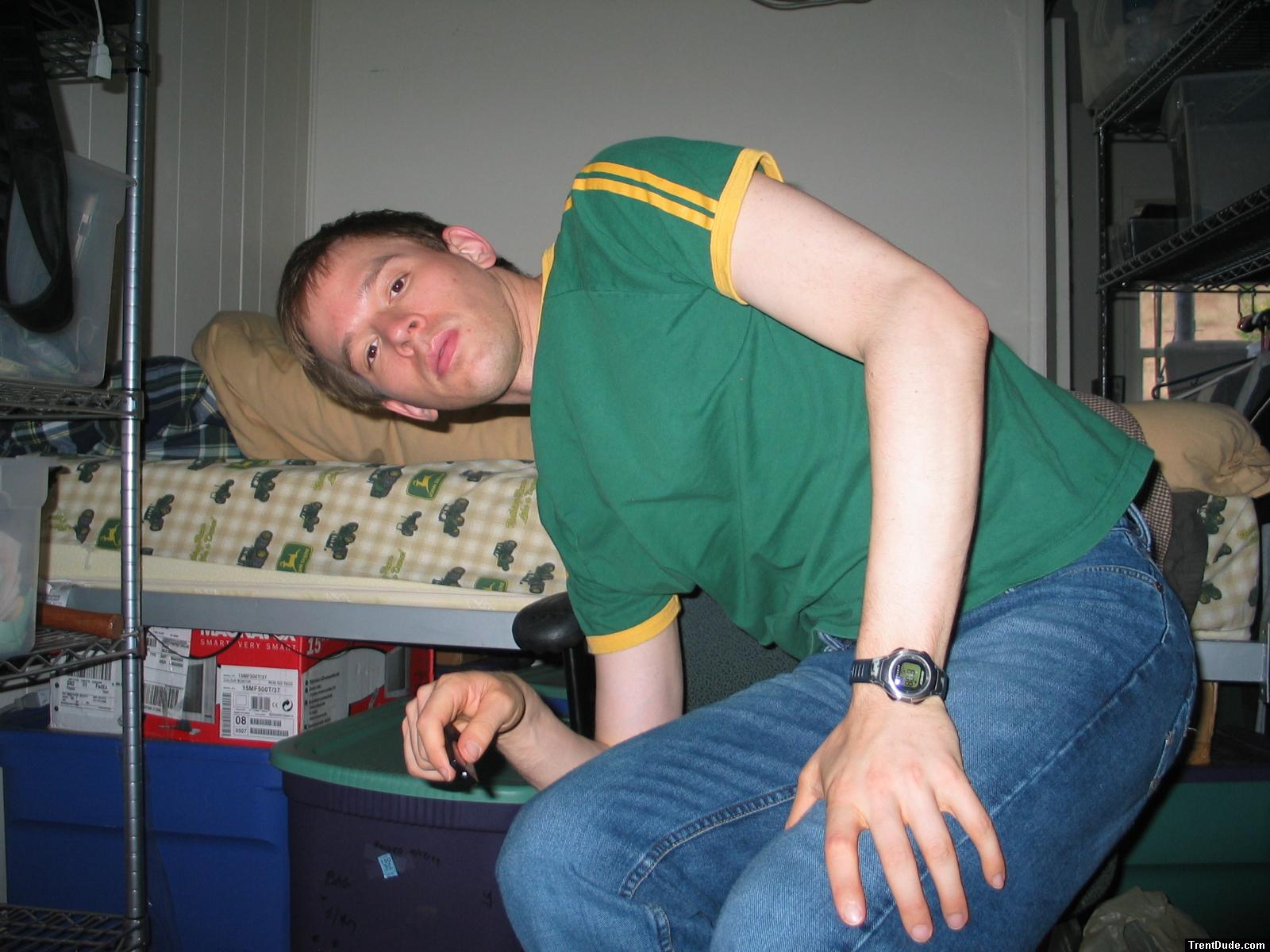 Quiksilver Jeans, Green shirt