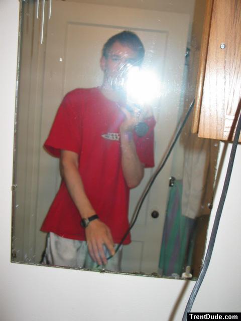 Summer Casual - Red Shirt, White Shorts