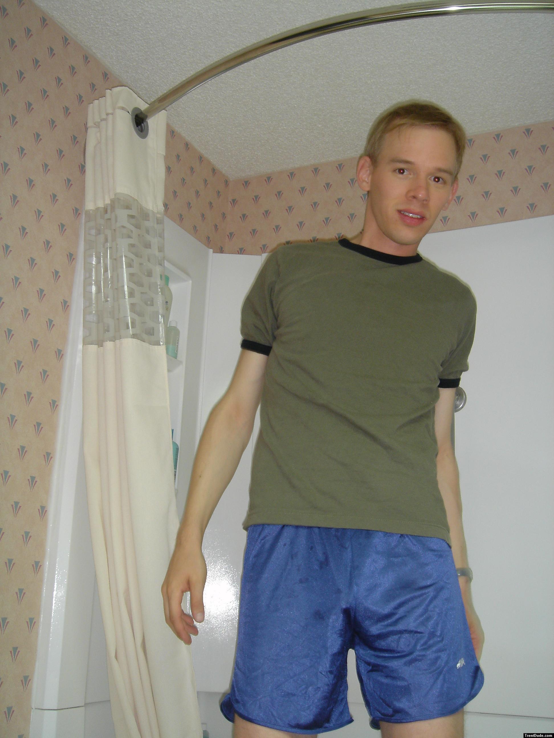 OK, you're supposed to remove the clothes BEFORE showering!