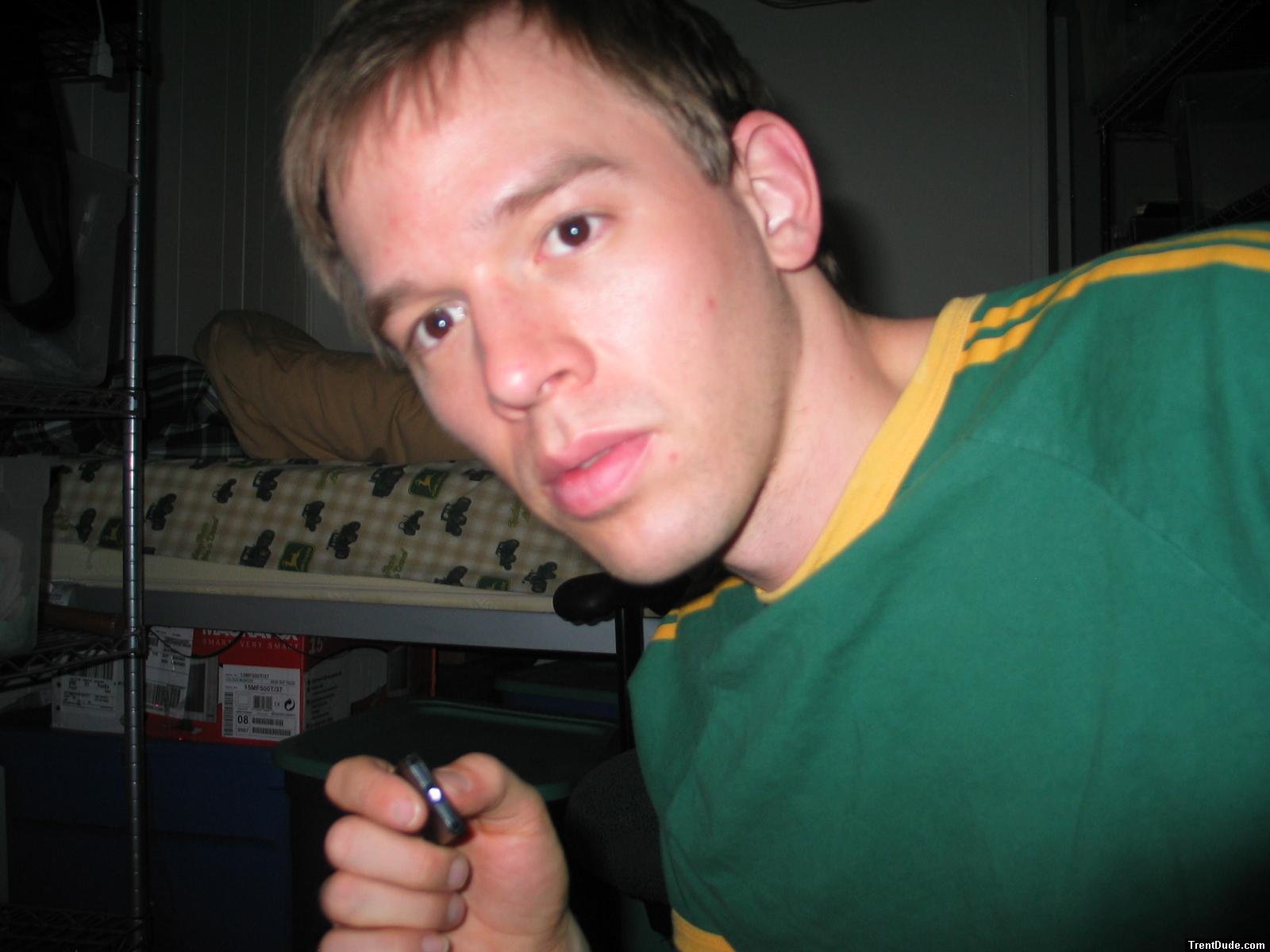 Green shirt