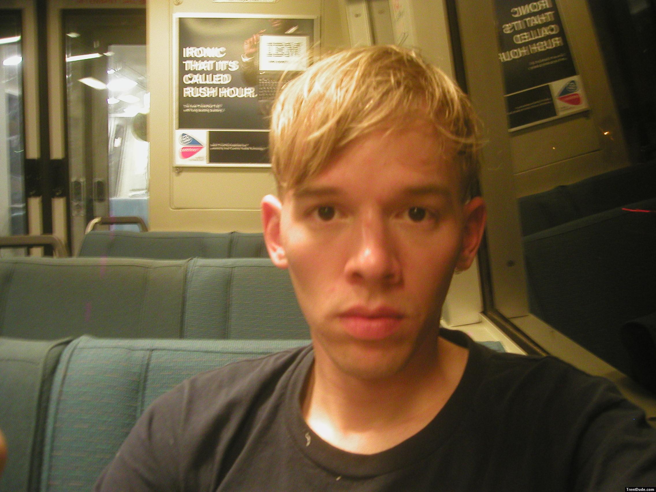 After a long night on the train