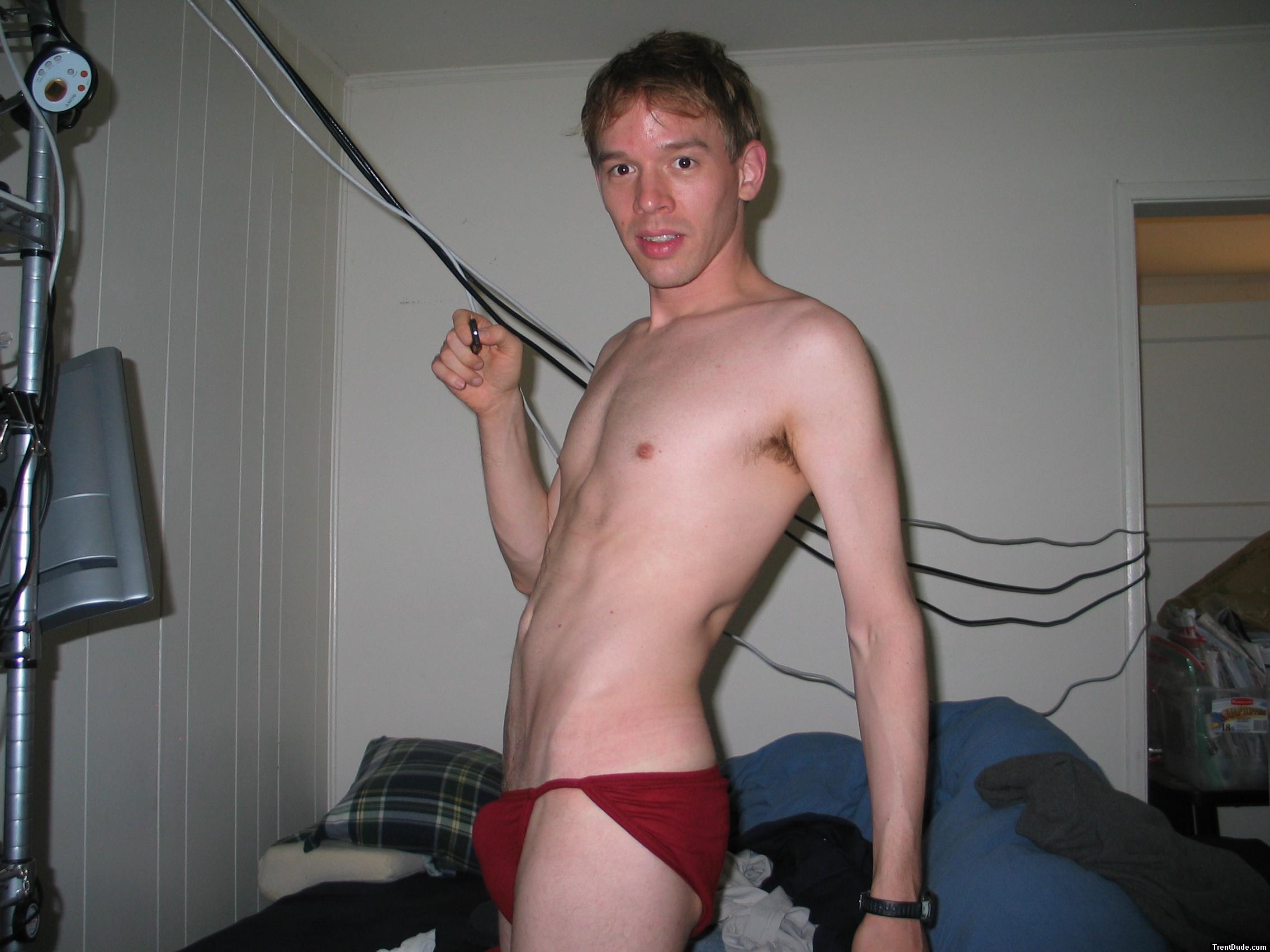 Red bikini briefs (Life Brand)