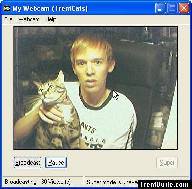 holding cat