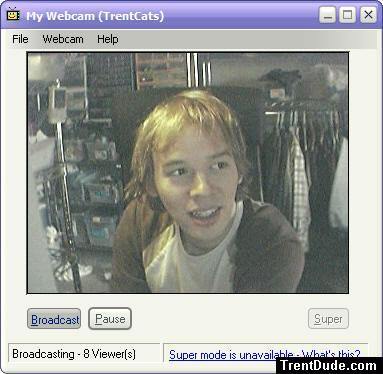 smiling in messy hair