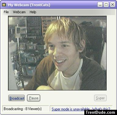 teeth on the webcam