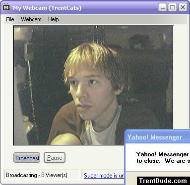 watching the program crash