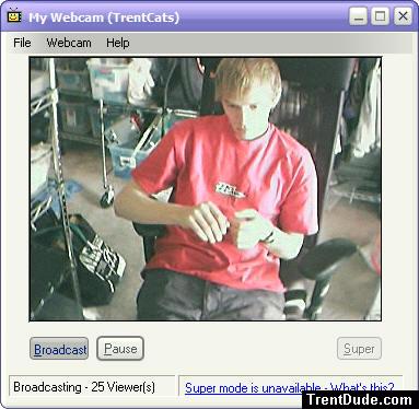 sitting in chair