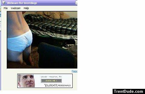 he got a wedgie........ (jockey elance pico bikini underwear)