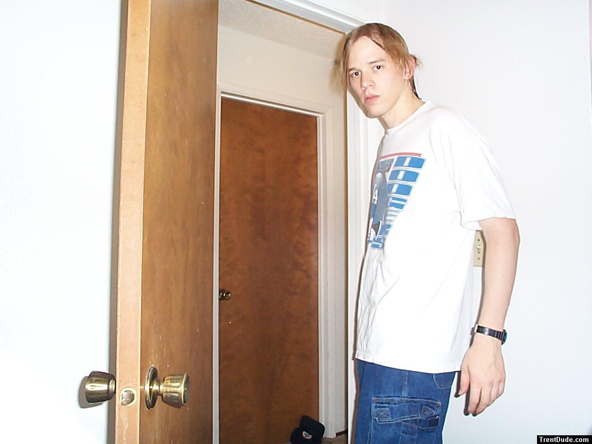 long hair, jeans with pockets