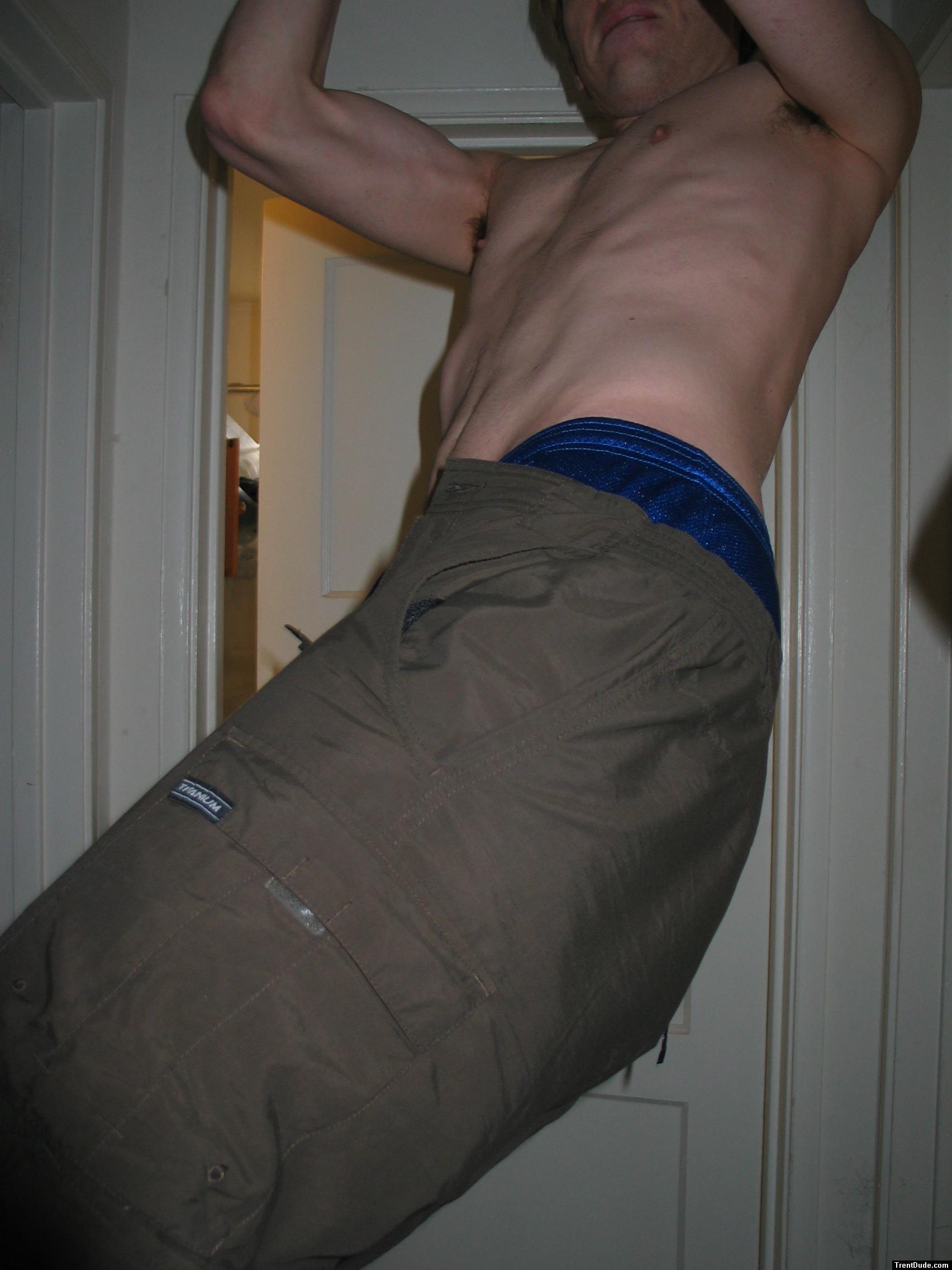doing a pull up