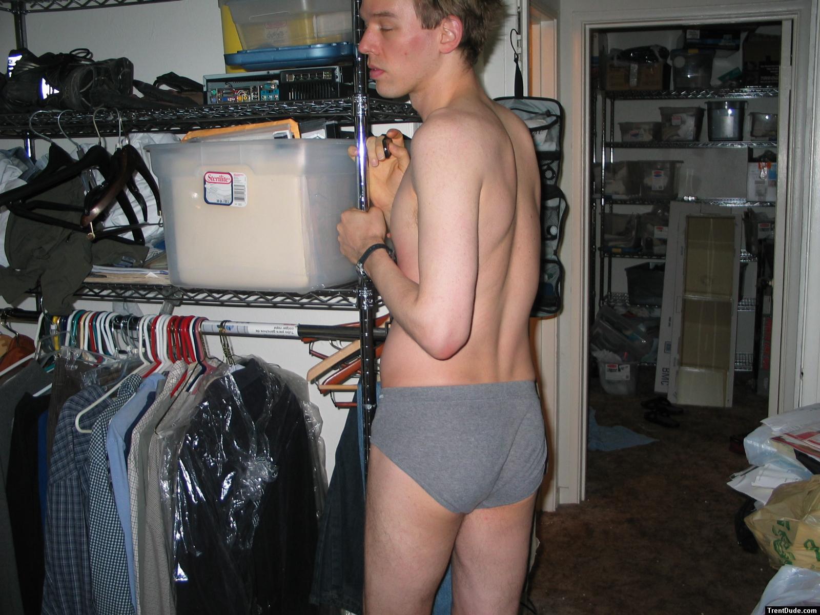 Grey Hanes - Comfort Fit waiste - backside (fat)