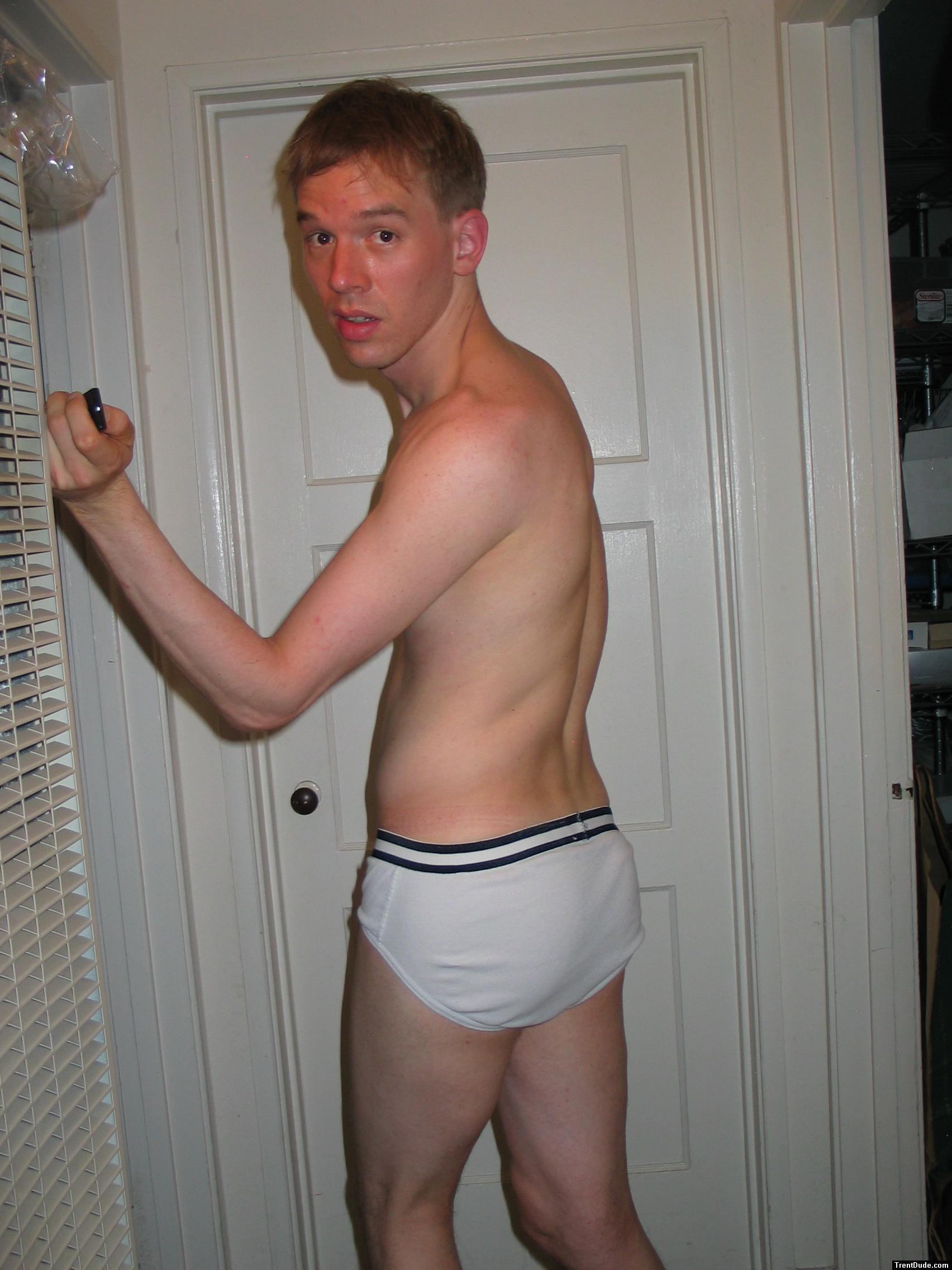 White Tommy Underwear - backside