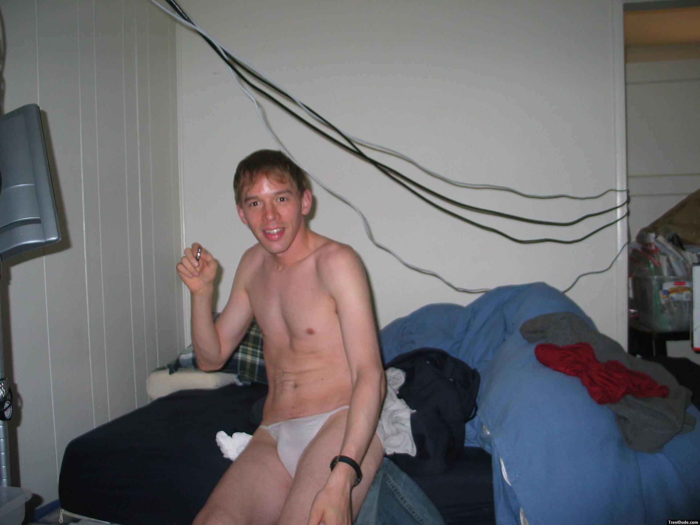 White bikini briefs (Life Brand)