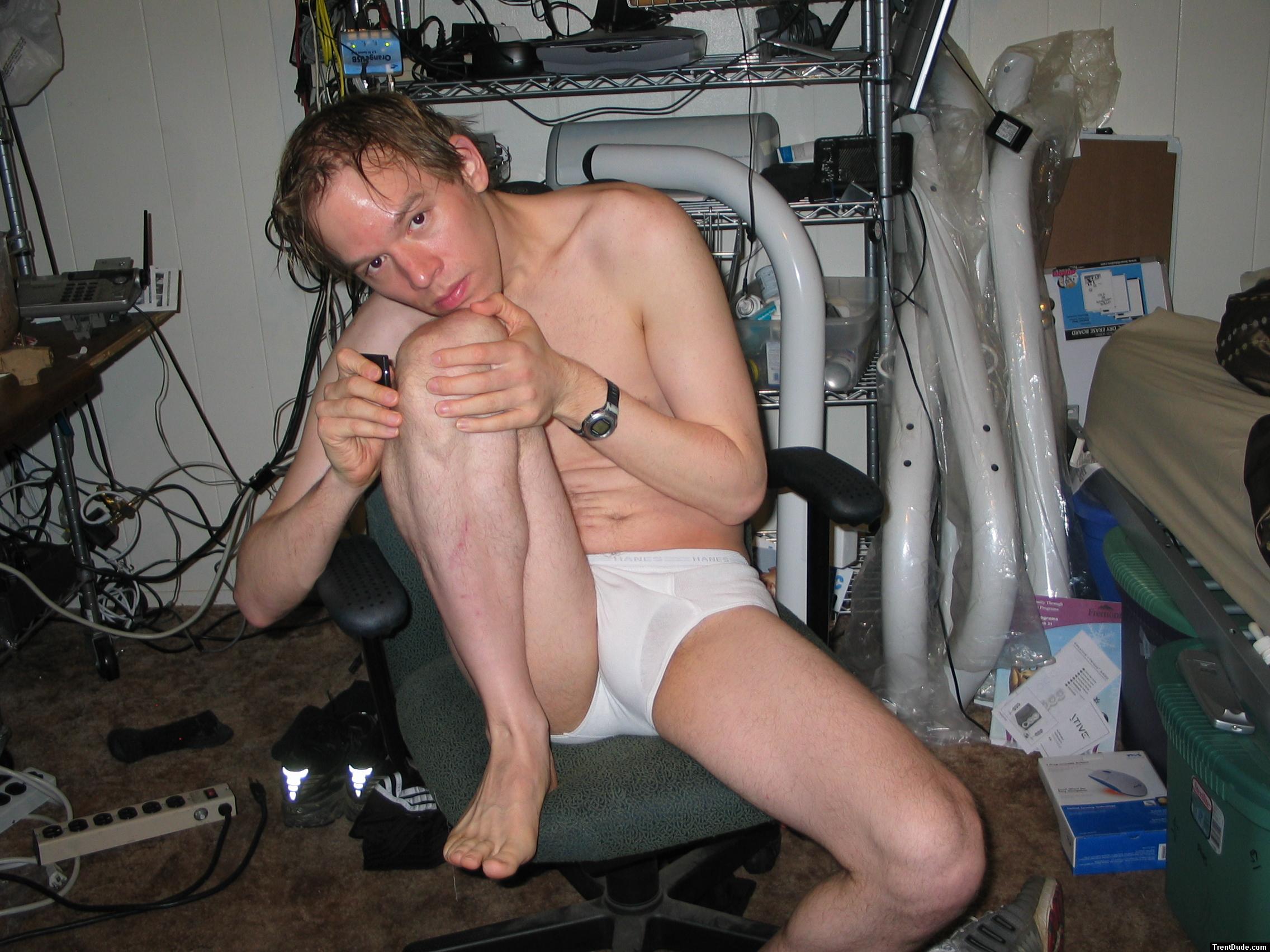 Time to clean up your room  - Hanes Tightey Whiteys