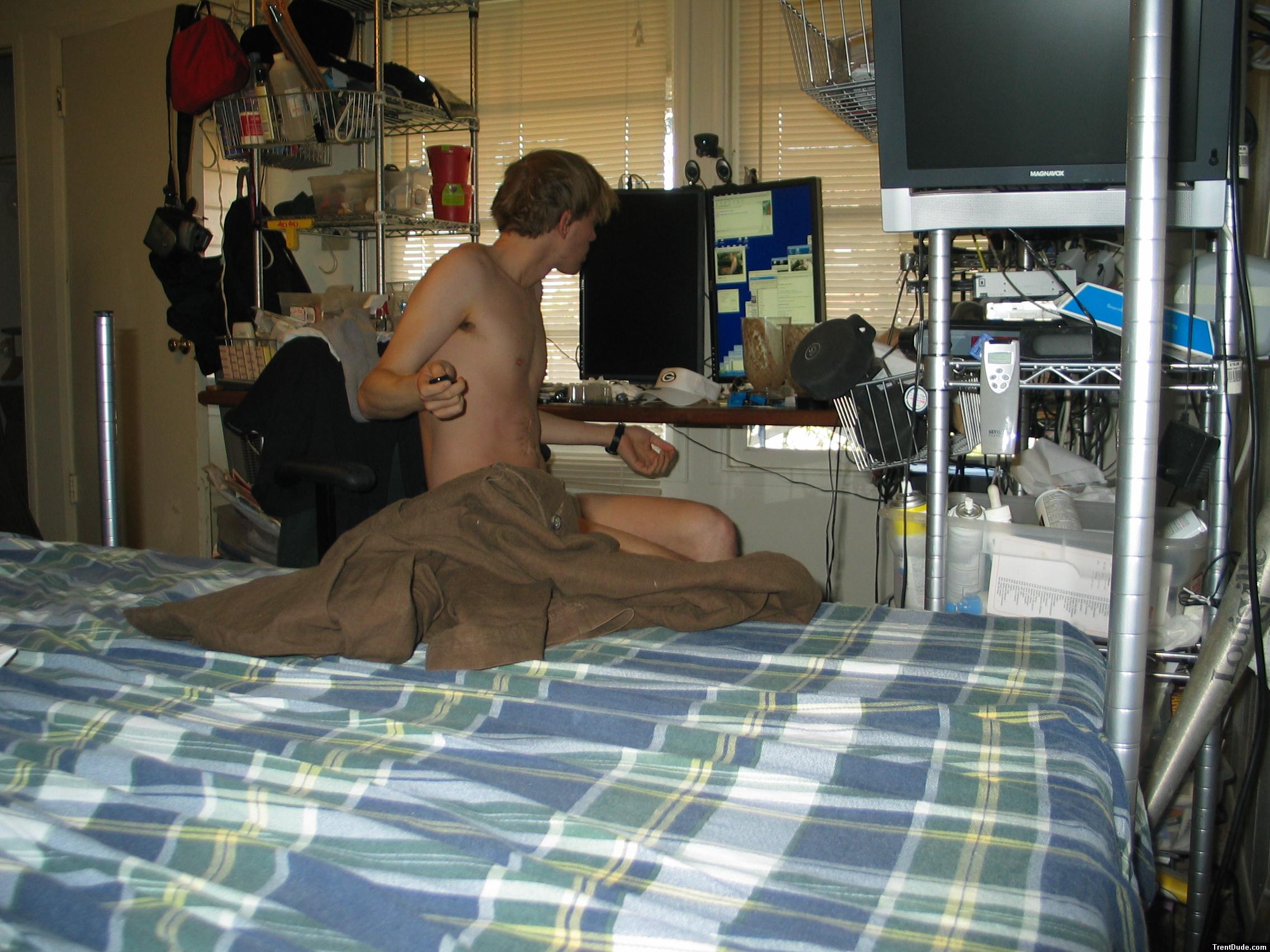 Hoping no one is watching the camera!