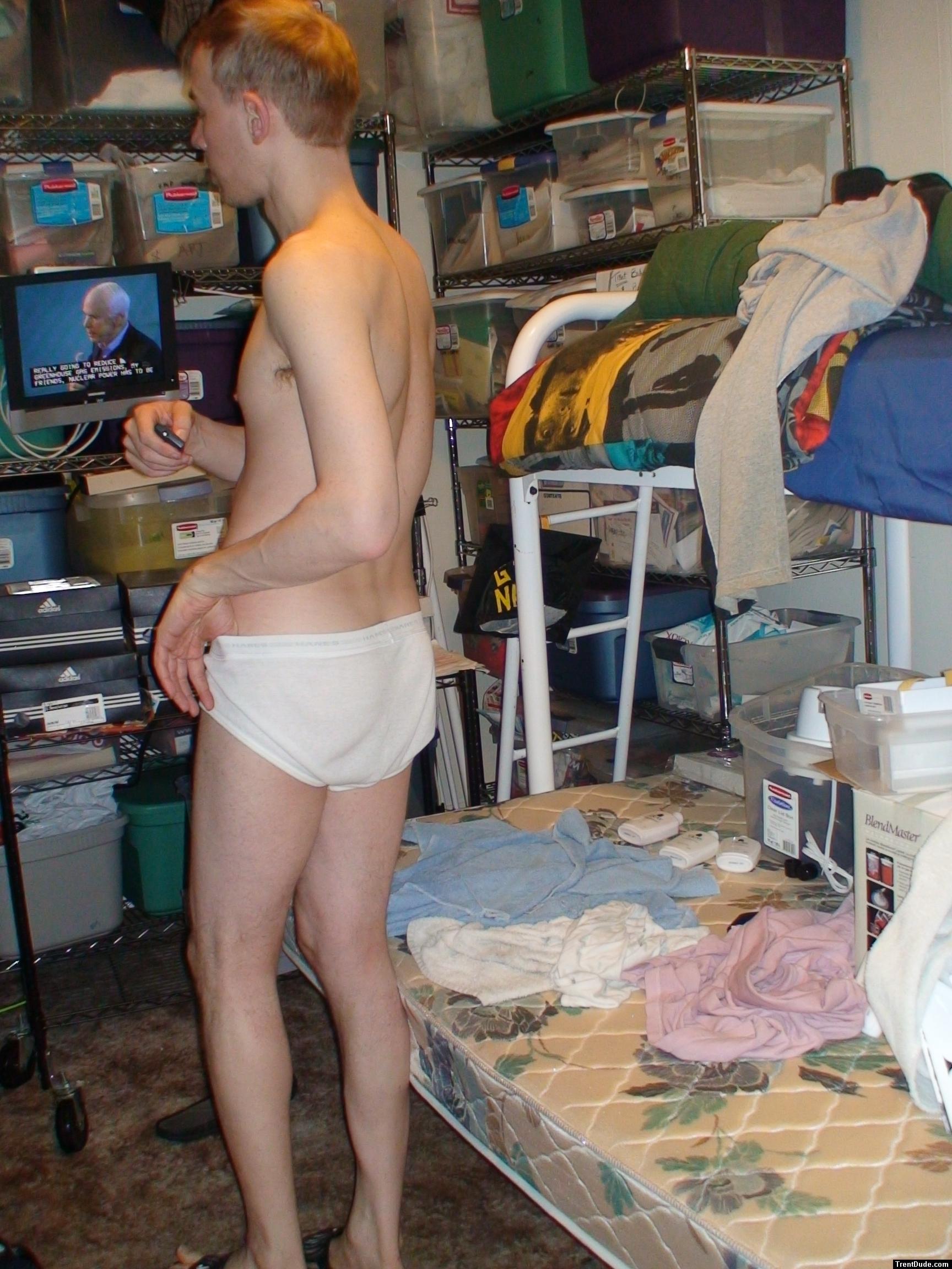 Hanes Tightey Whitey underwear (butt)