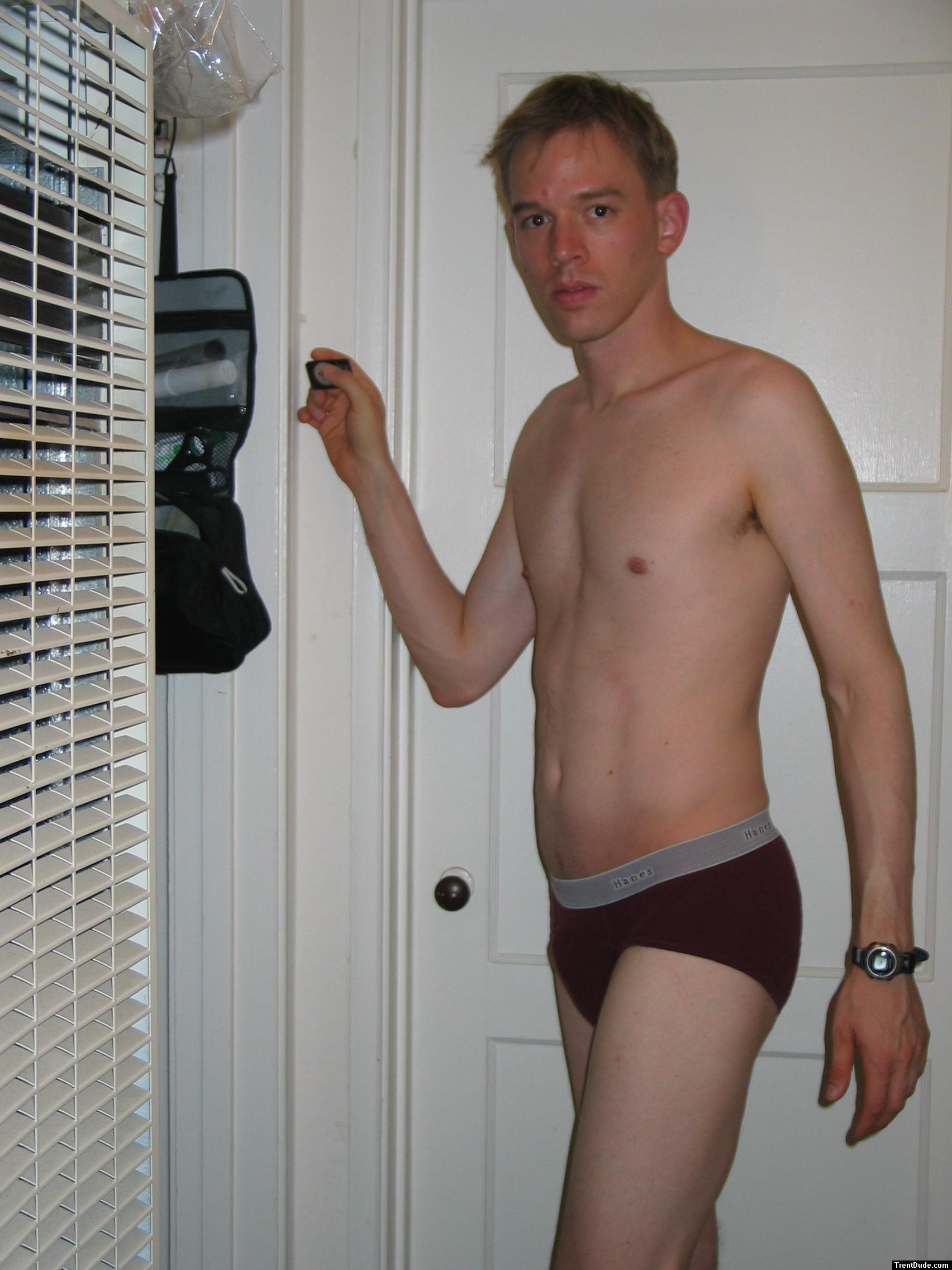 Red hanes briefs
