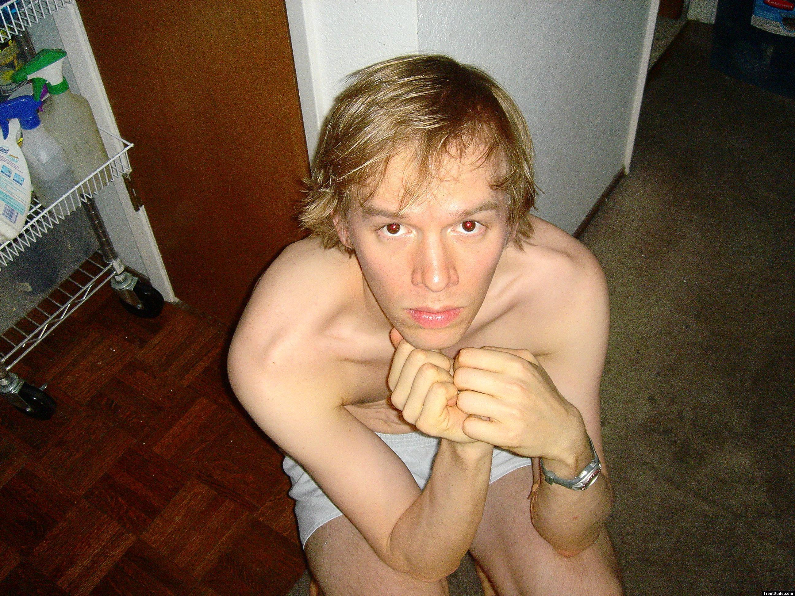 Messy Hair in Tommy Hilfiger Underwear Size S