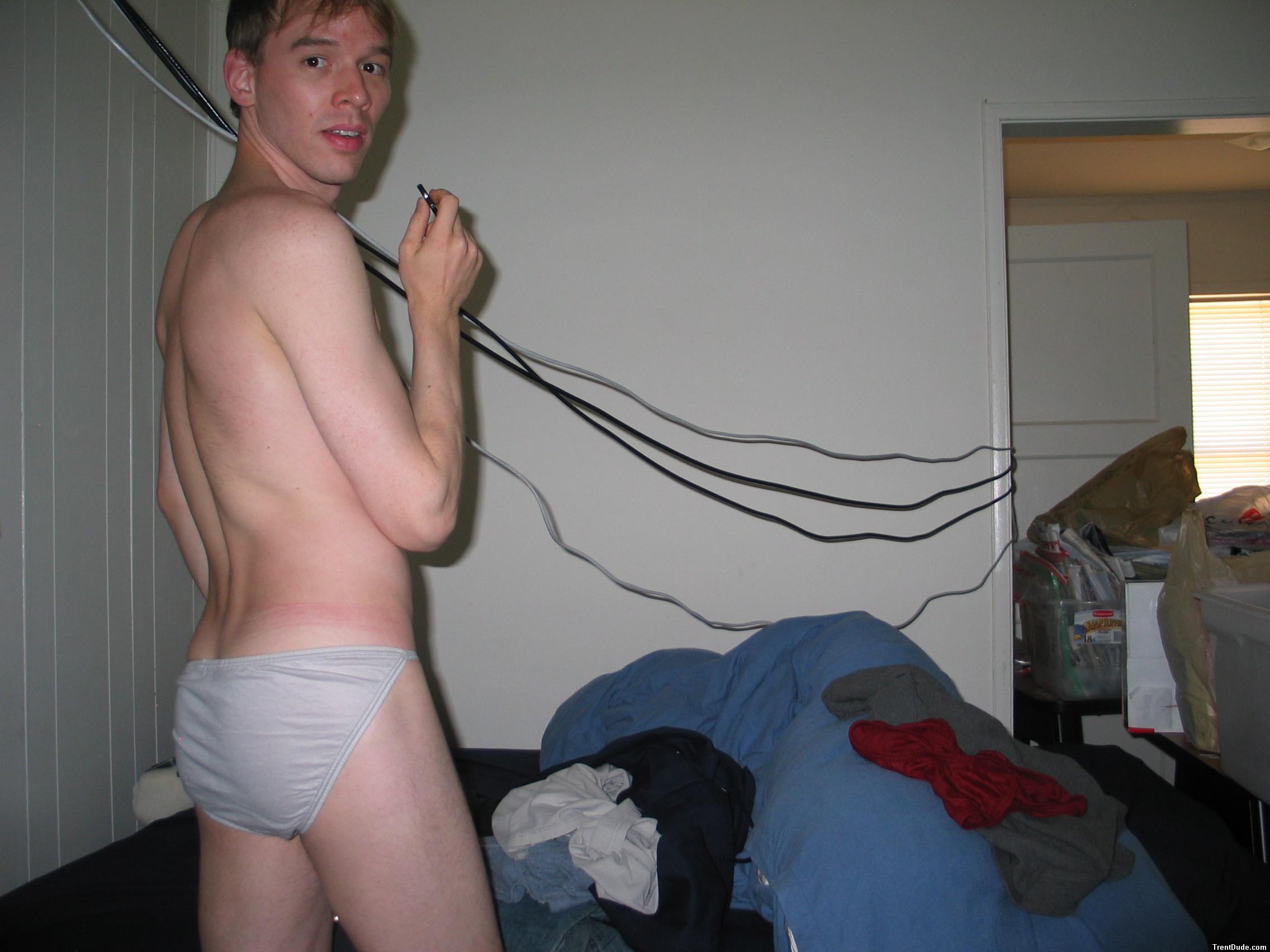 White bikini briefs (Life Brand)