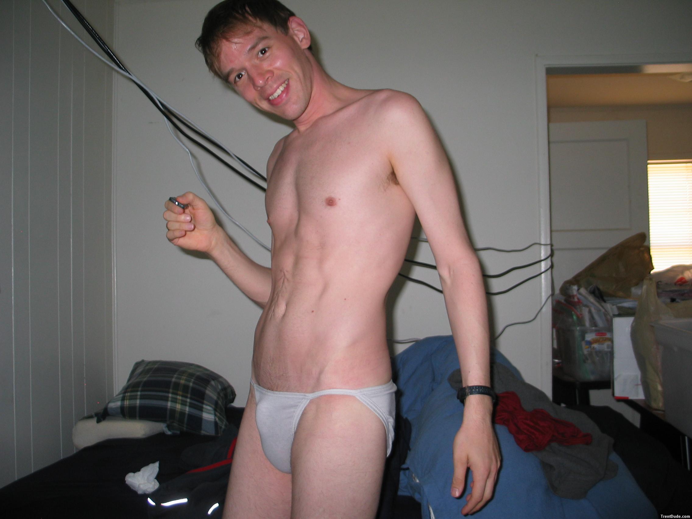 White bikini briefs (Life Brand)