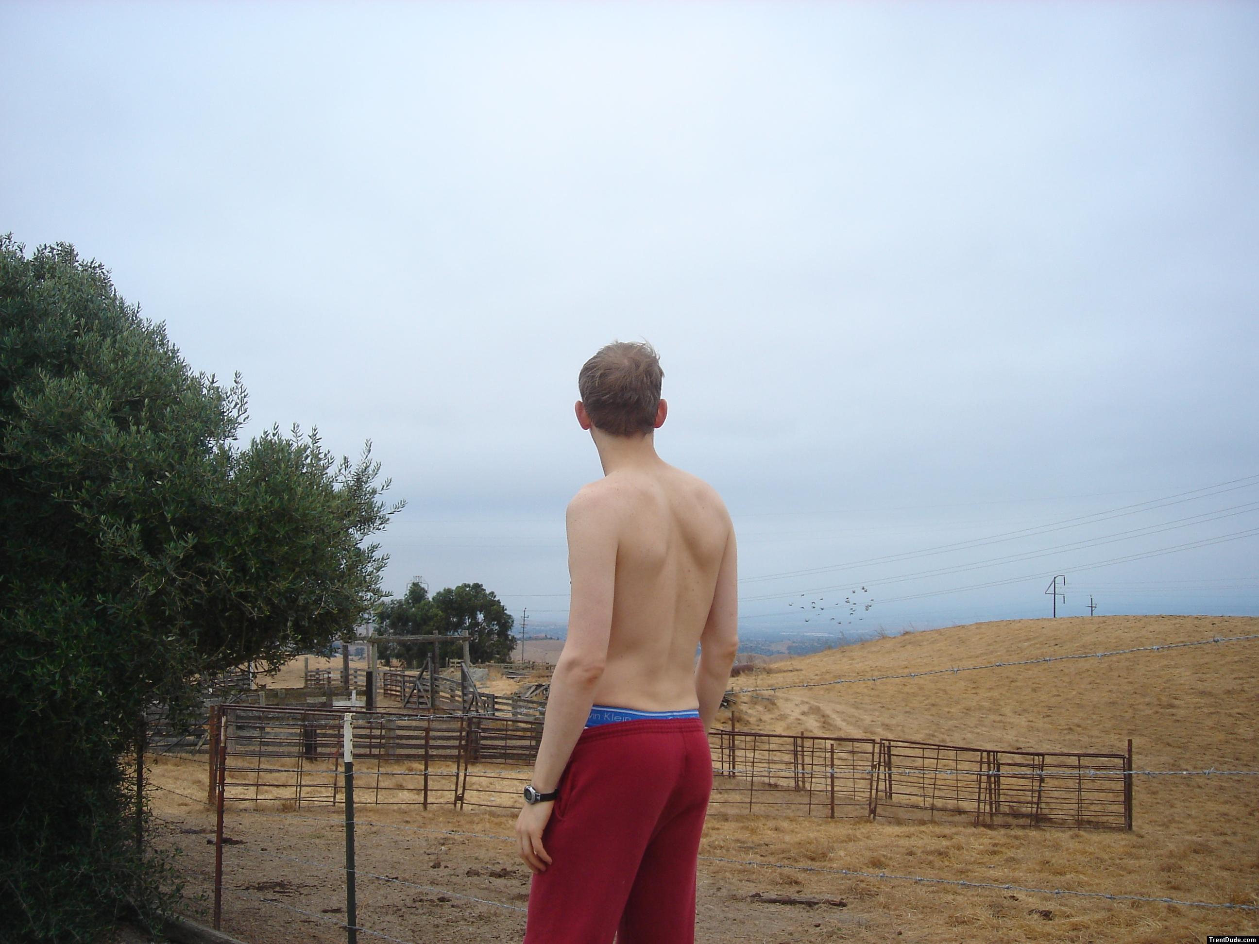 Checking for the rain storm