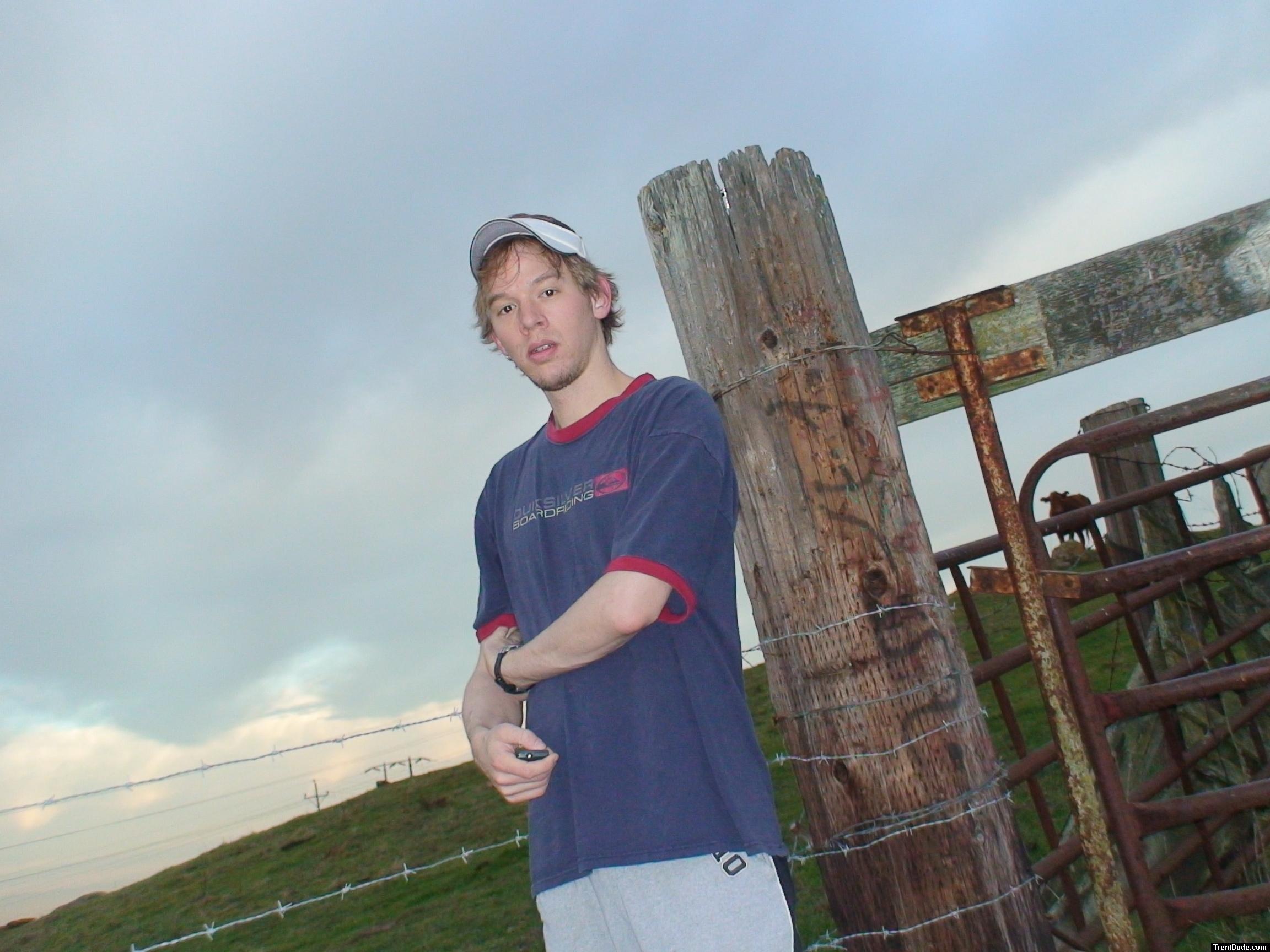 There is a cow watching behind you! (zoom in)