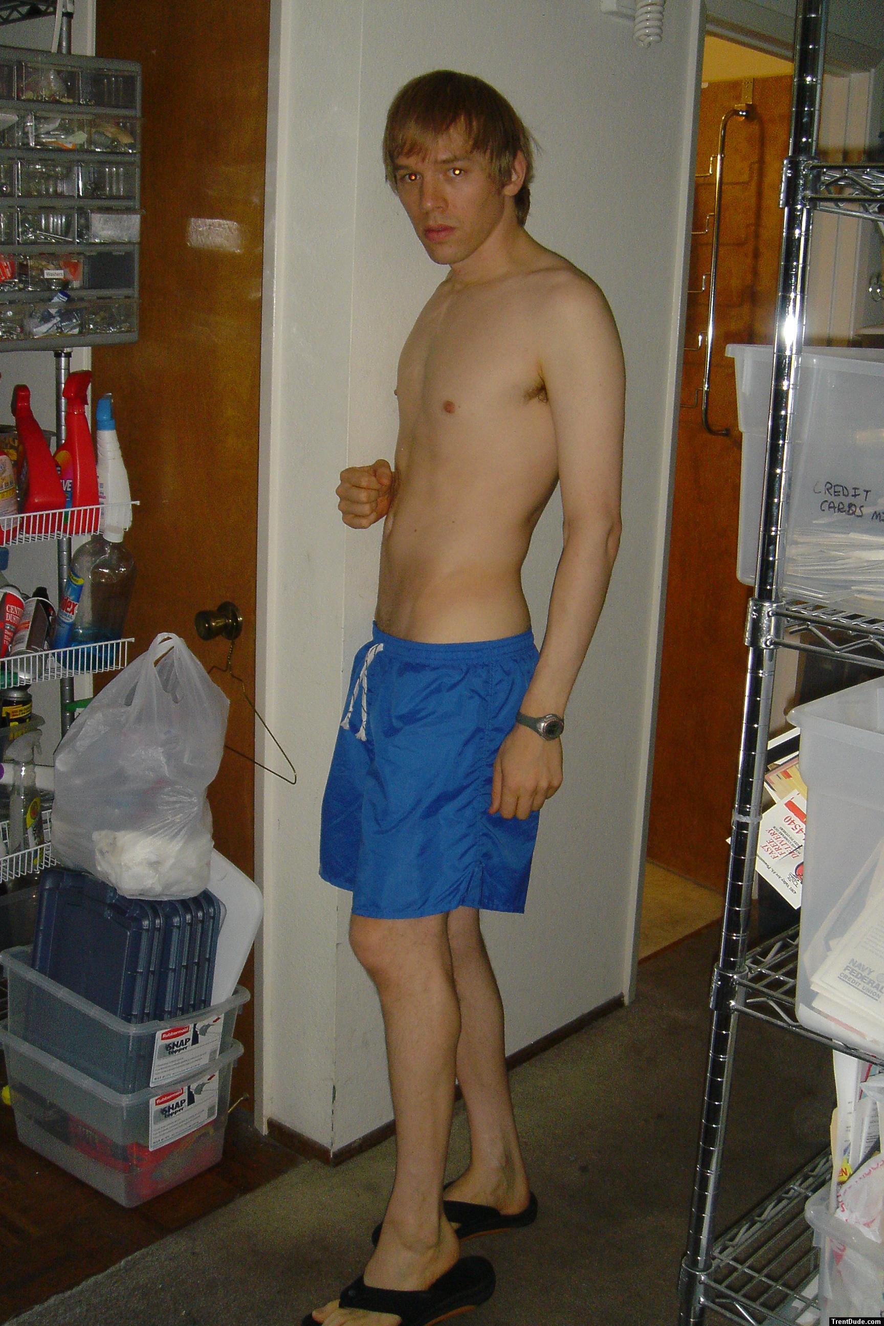 Blue shorts