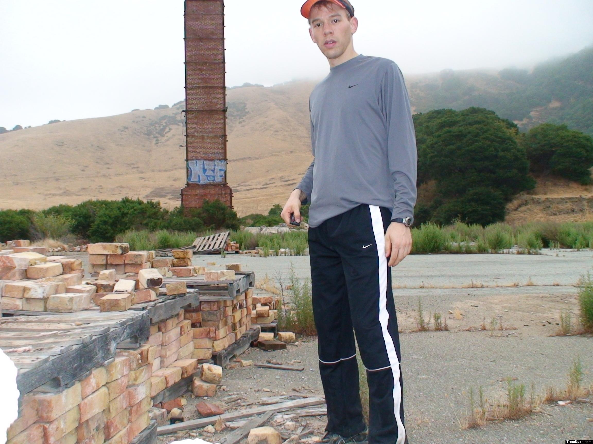 Brickyard photoshoot.  Nike Dri-Fit long sleve shirt and track pants (for sale)