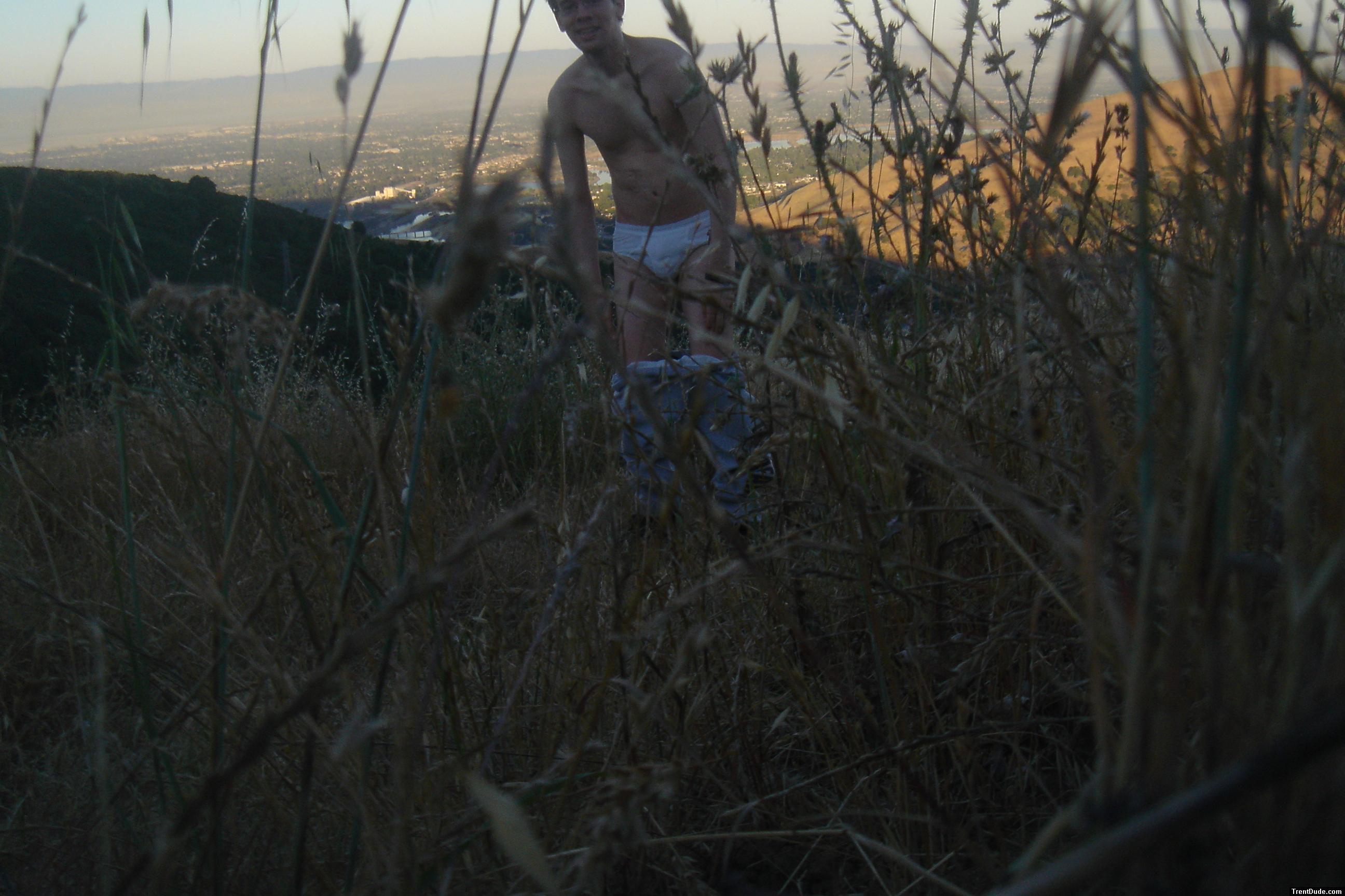 Undressing in the mountains