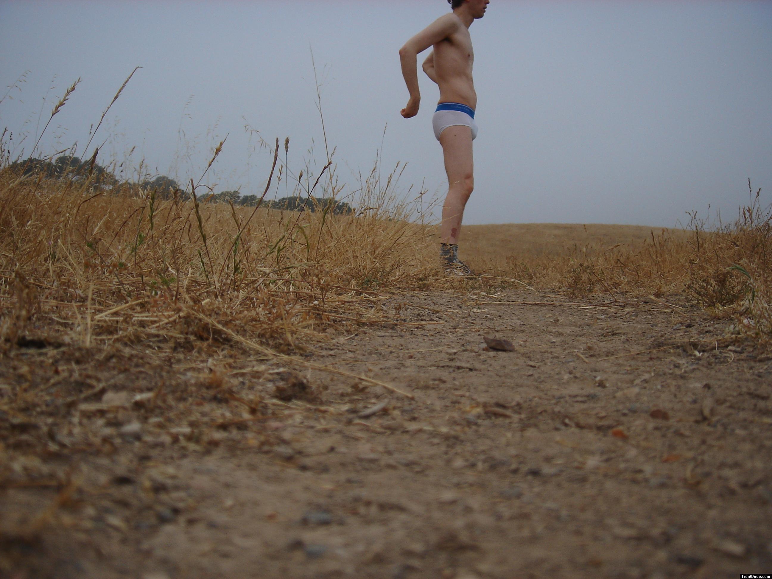 Calvin Klein underwear on the farm